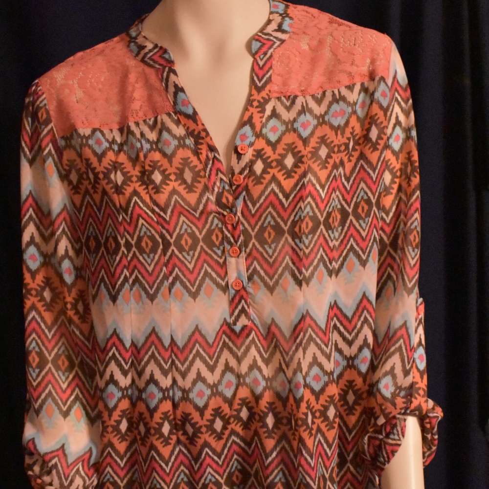 No Boundaries Aztec Print